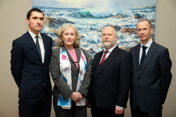 Left to right: Member - Fergal O'Leary, Chairperson - Isolde Goggin, Members - Pat Kenny and Brian McHugh